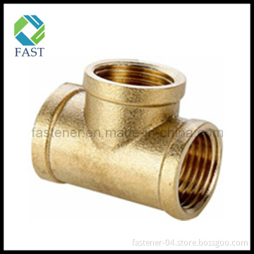 Brass Casting OEM Tee Joint
